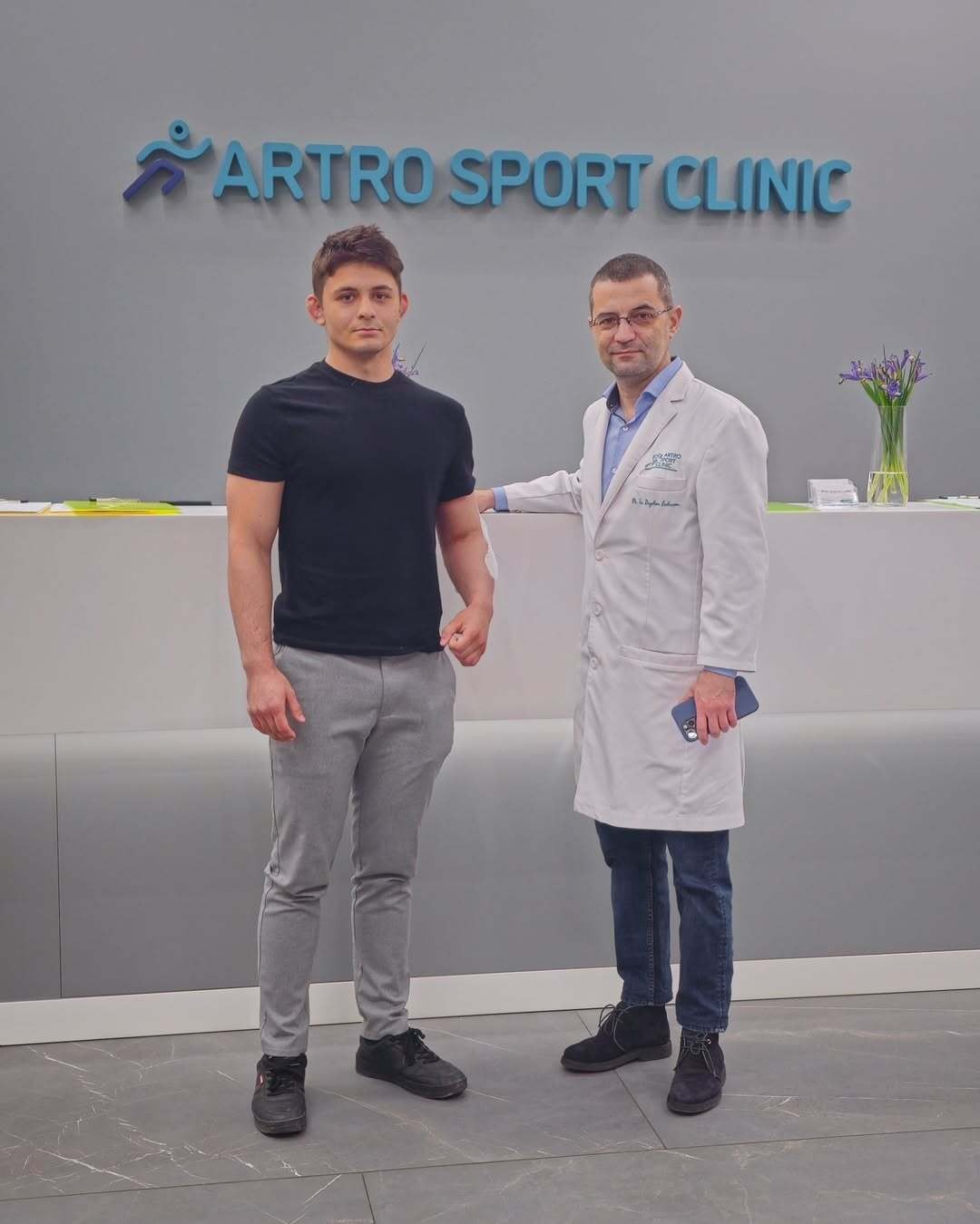 Dr. Ion Bogdan Codorean și Andrei Răducanu