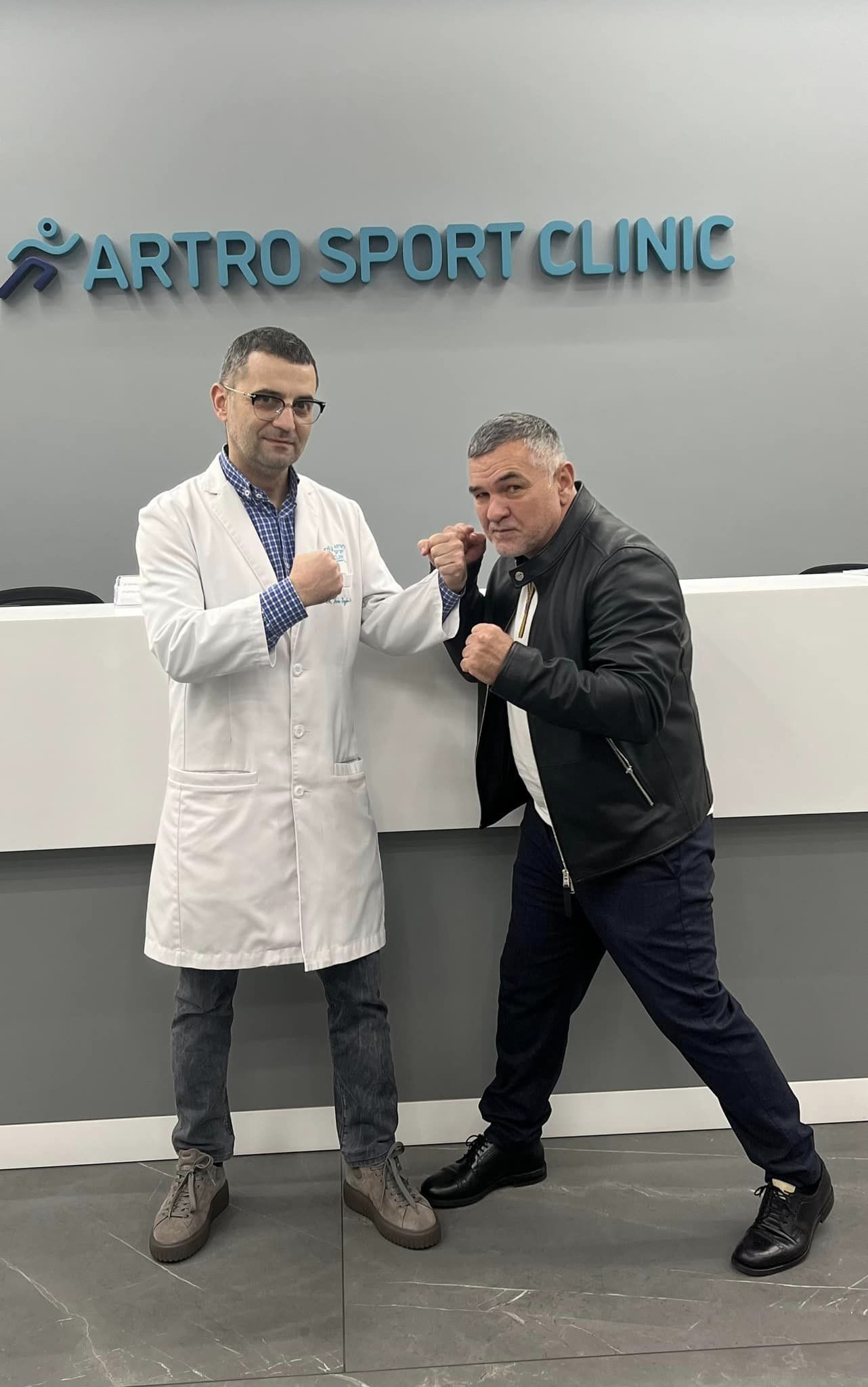 Dr. Ion Bogdan Codorean și Leonard Doroftei