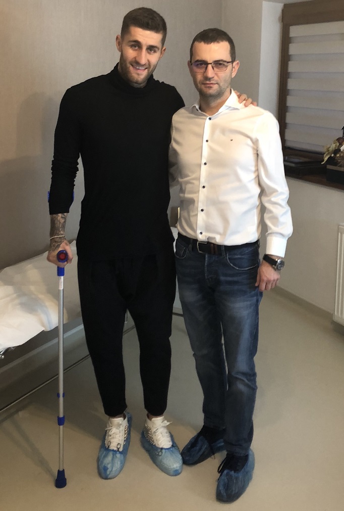 Dr. Ion Bogdan Codorean și Ovidiu Popescu FCSB