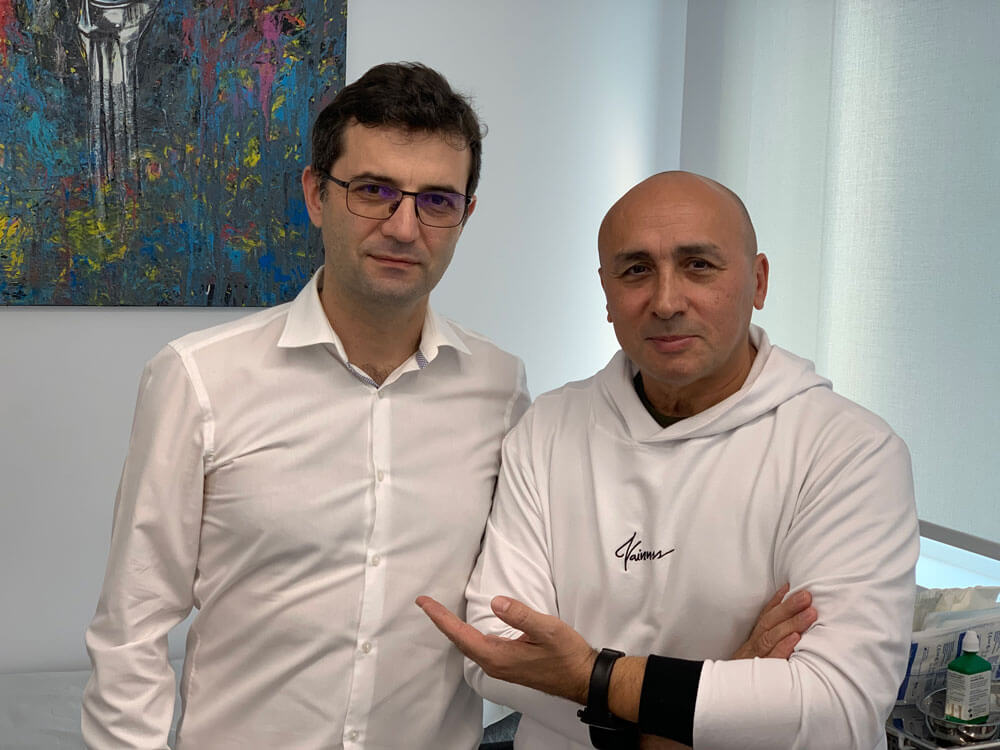 Dr. Ion Bogdan Codorean și Marcel Pavel