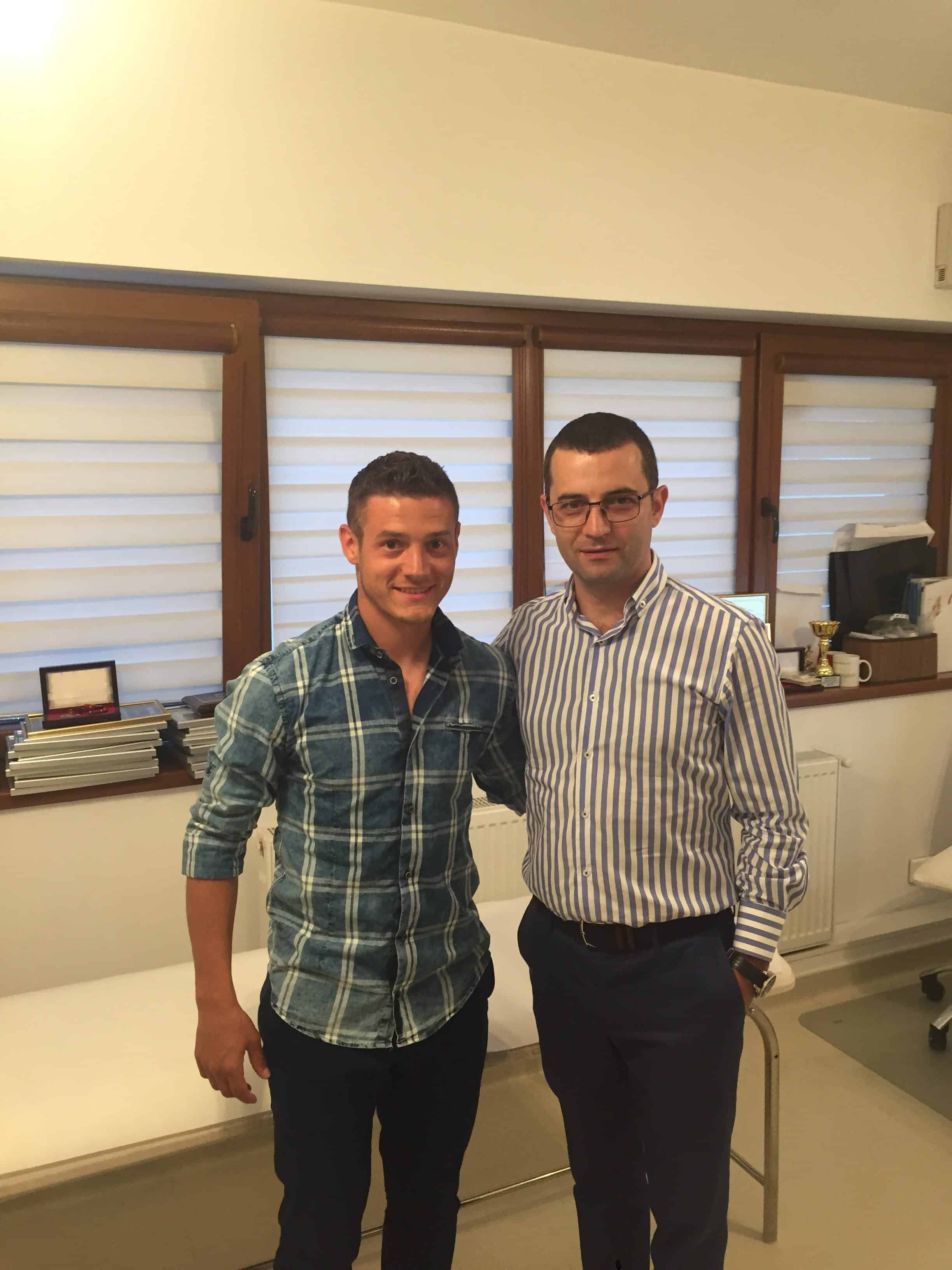Dr. Ion Bogdan Codorean și Gabriel Torje