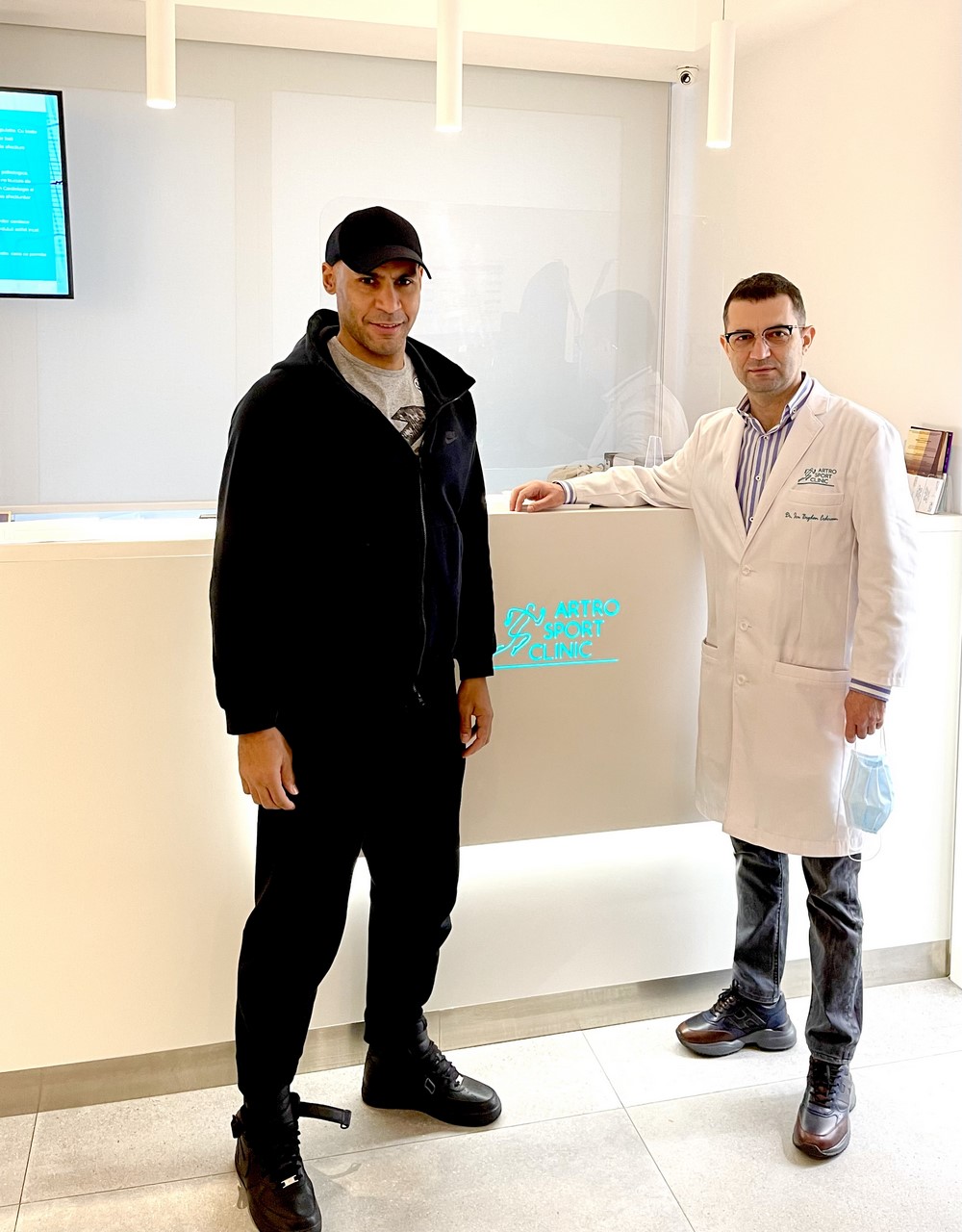 Dr. Ion Bogdan Codorean și Nana Falemi