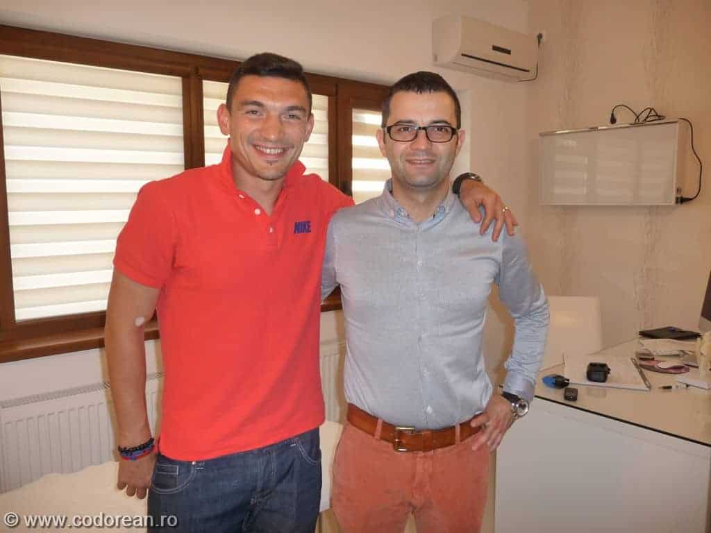 Dr. Ion Bogdan Codorean și Claudiu Keșeru