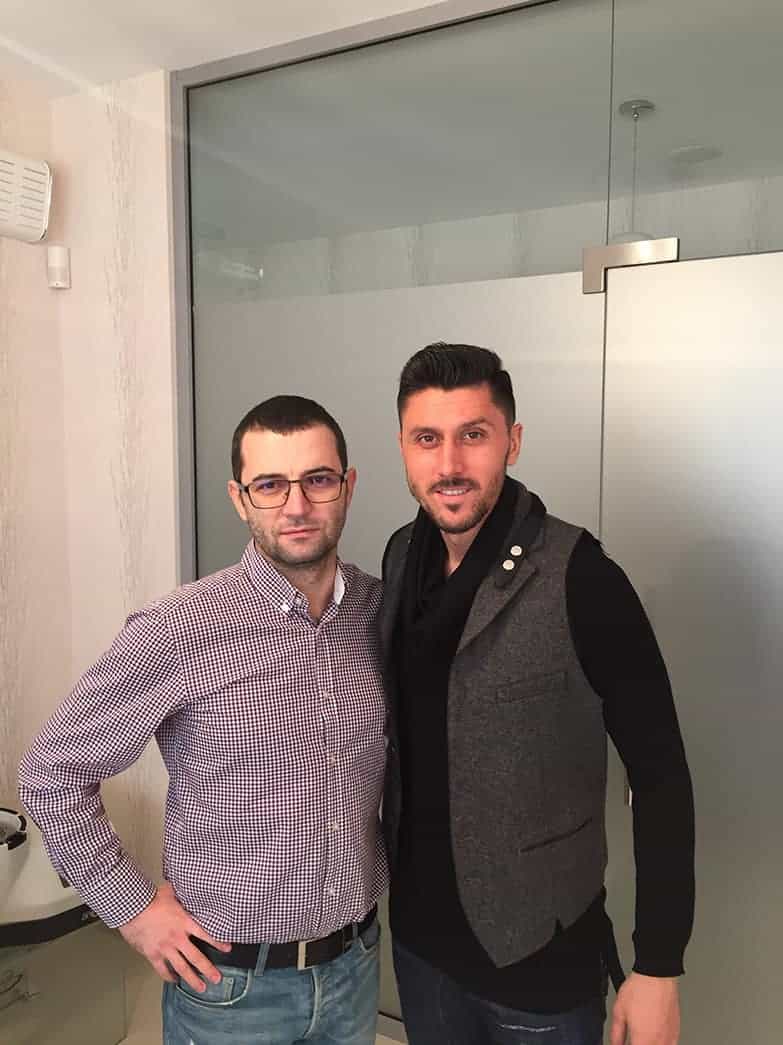 Dr. Ion Bogdan Codorean și Ciprian Marica